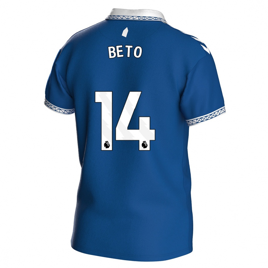 Niño Fútbol Camiseta Beto #14 Azul Real 1ª Equipación 2023/24