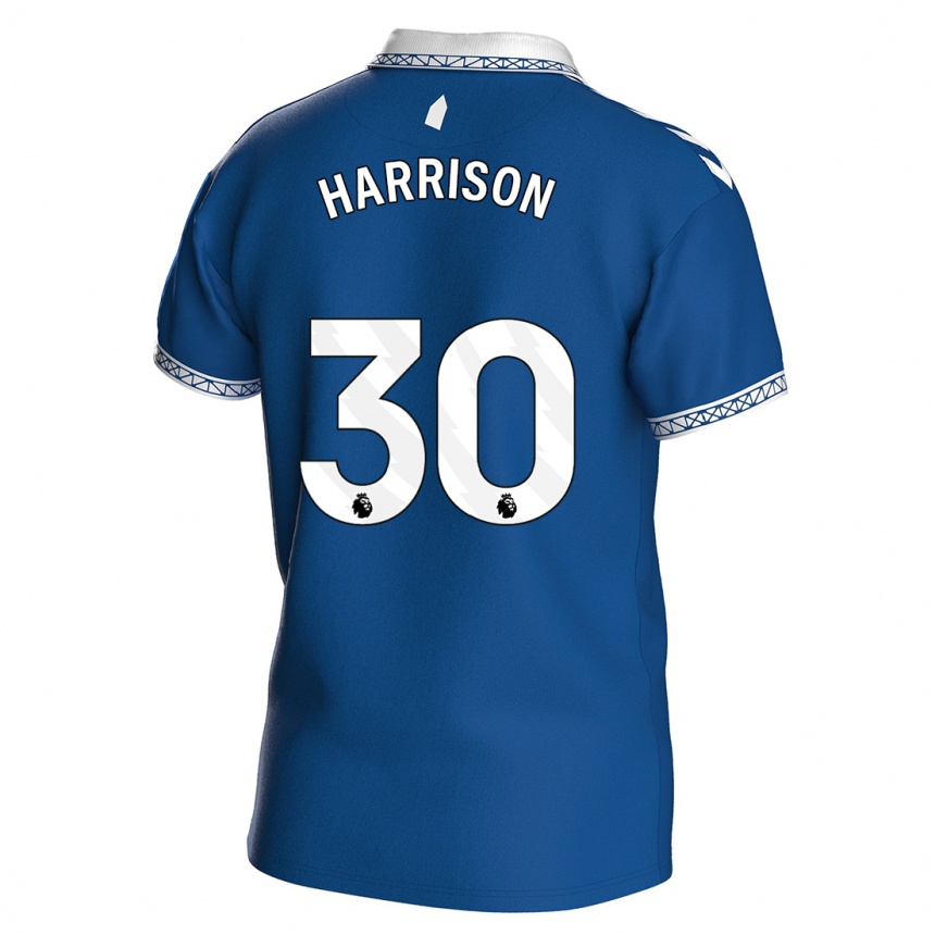 Niño Fútbol Camiseta Jack Harrison #30 Azul Real 1ª Equipación 2023/24