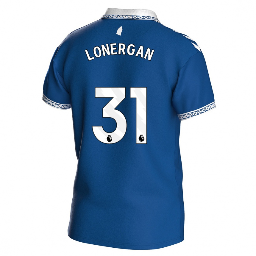 Niño Fútbol Camiseta Andy Lonergan #31 Azul Real 1ª Equipación 2023/24