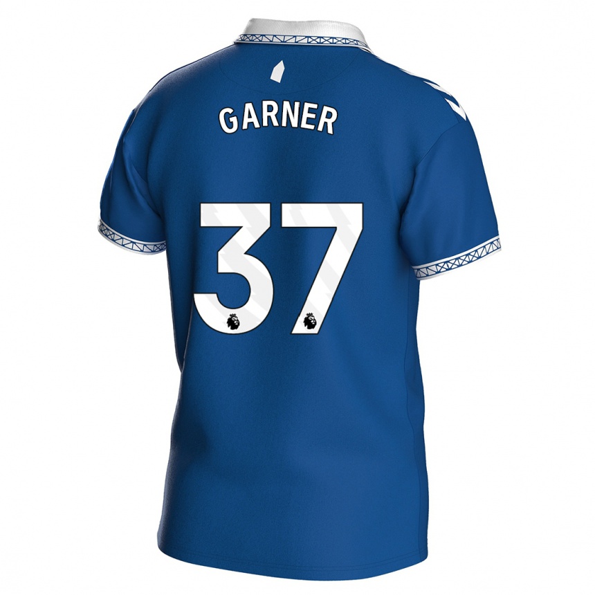 Niño Fútbol Camiseta James Garner #37 Azul Real 1ª Equipación 2023/24