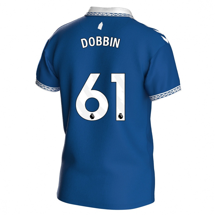 Niño Fútbol Camiseta Lewis Dobbin #61 Azul Real 1ª Equipación 2023/24