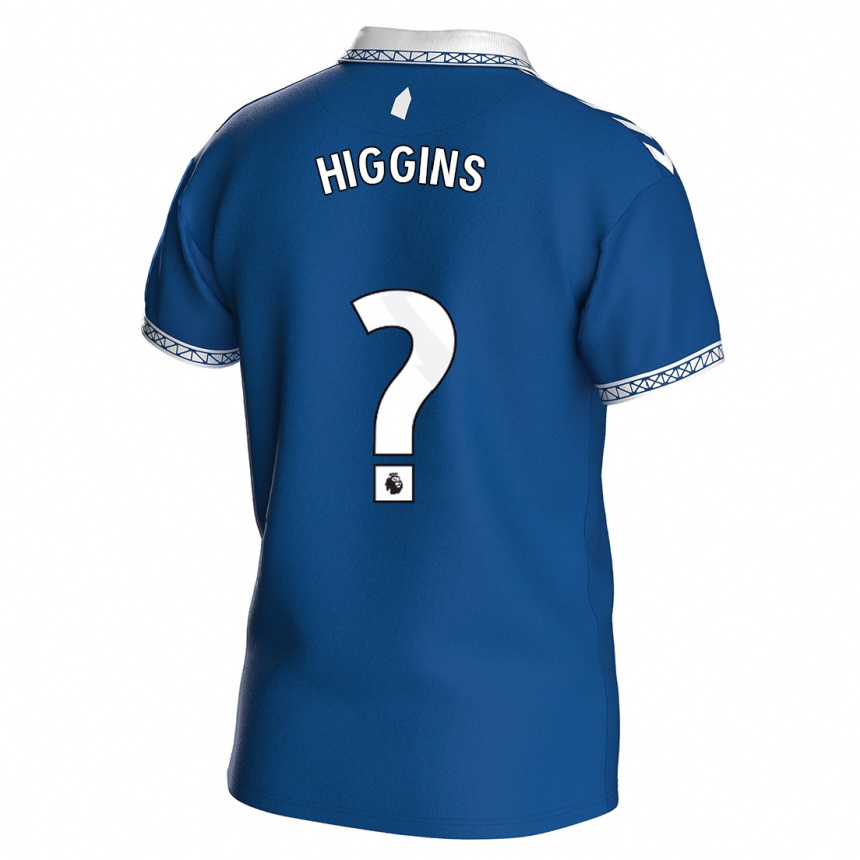 Niño Fútbol Camiseta Liam Higgins #0 Azul Real 1ª Equipación 2023/24