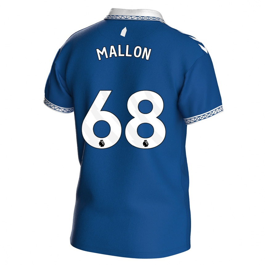 Niño Fútbol Camiseta Mathew Mallon #68 Azul Real 1ª Equipación 2023/24