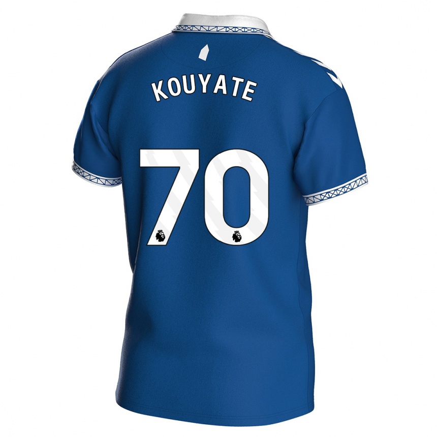 Niño Fútbol Camiseta Katia Kouyate #70 Azul Real 1ª Equipación 2023/24