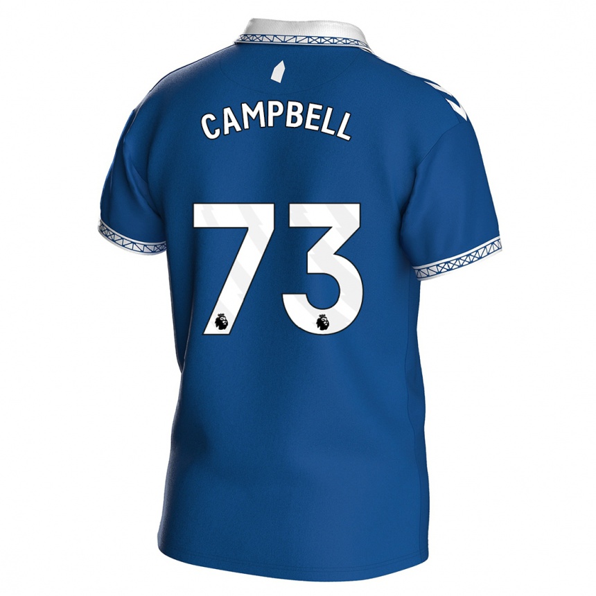 Niño Fútbol Camiseta Elijah Campbell #73 Azul Real 1ª Equipación 2023/24