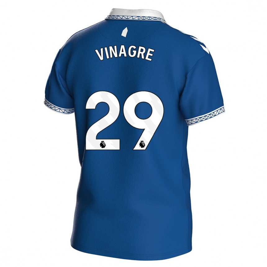 Niño Fútbol Camiseta Ruben Vinagre #29 Azul Real 1ª Equipación 2023/24