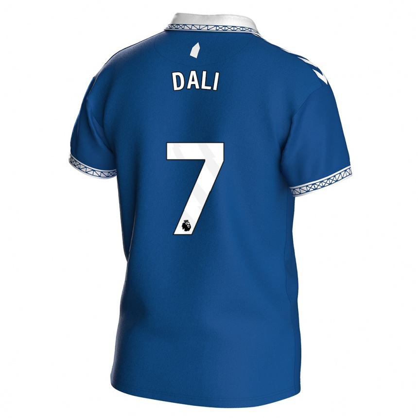 Niño Fútbol Camiseta Kenza Dali #7 Azul Real 1ª Equipación 2023/24