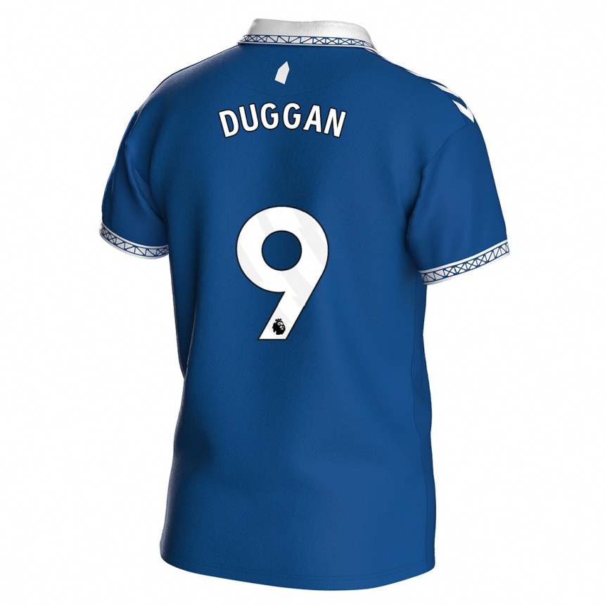 Niño Fútbol Camiseta Toni Duggan #9 Azul Real 1ª Equipación 2023/24