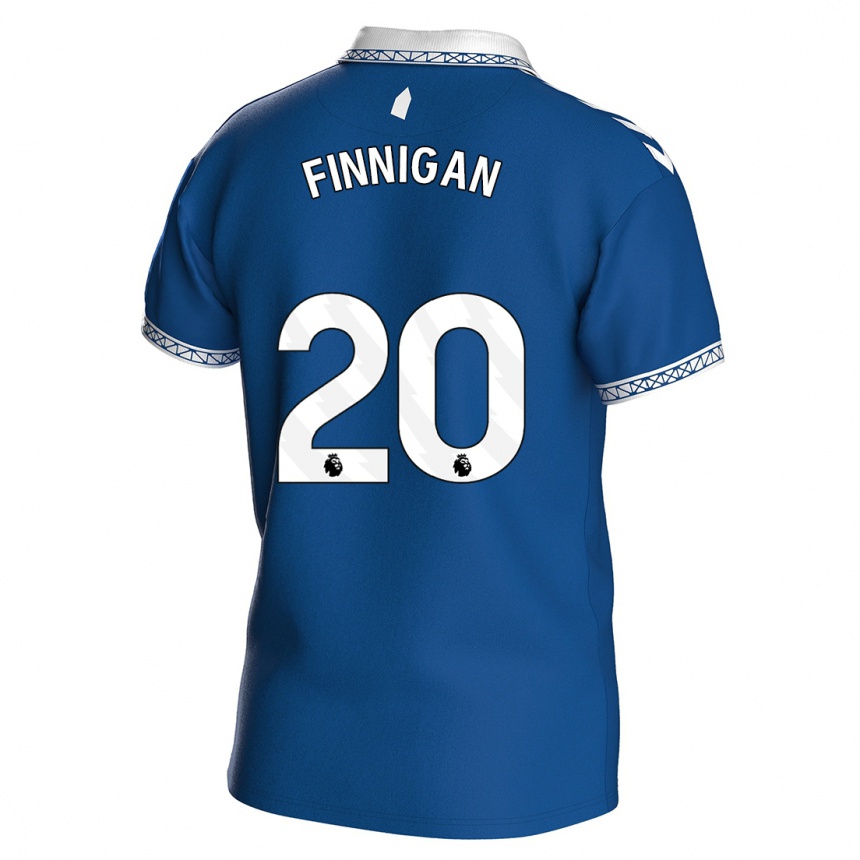 Niño Fútbol Camiseta Megan Finnigan #20 Azul Real 1ª Equipación 2023/24