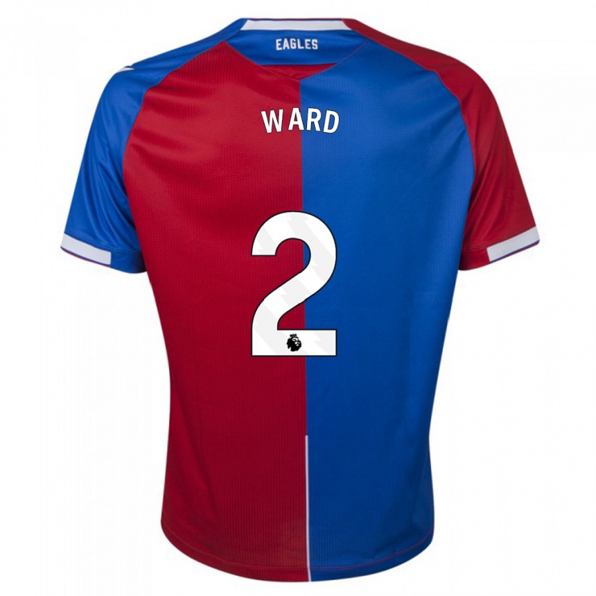 Niño Fútbol Camiseta Joel Ward #2 Rojo Azul 1ª Equipación 2023/24