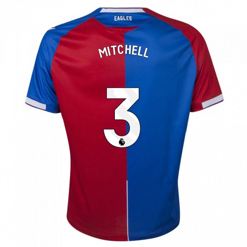 Niño Fútbol Camiseta Tyrick Mitchell #3 Rojo Azul 1ª Equipación 2023/24