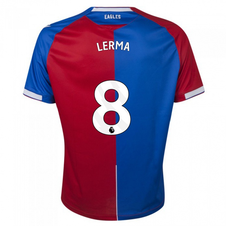 Niño Fútbol Camiseta Jefferson Lerma #8 Rojo Azul 1ª Equipación 2023/24