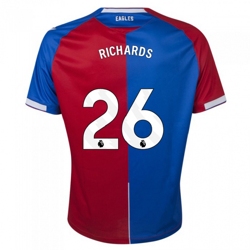 Niño Fútbol Camiseta Chris Richards #26 Rojo Azul 1ª Equipación 2023/24