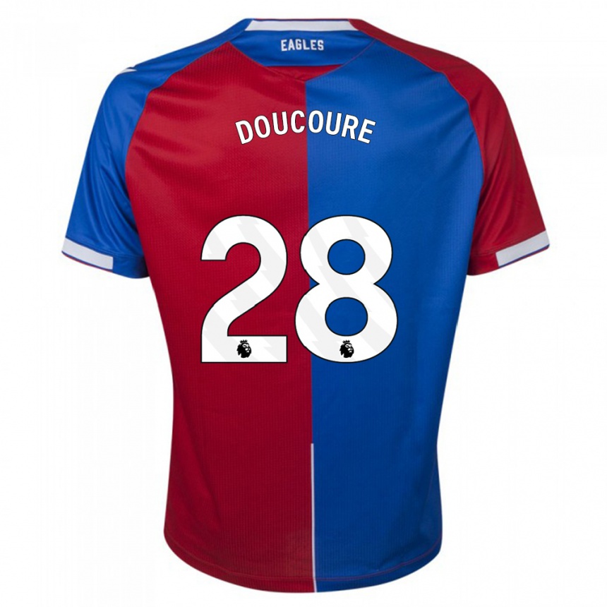 Niño Fútbol Camiseta Cheick Doucouré #28 Rojo Azul 1ª Equipación 2023/24