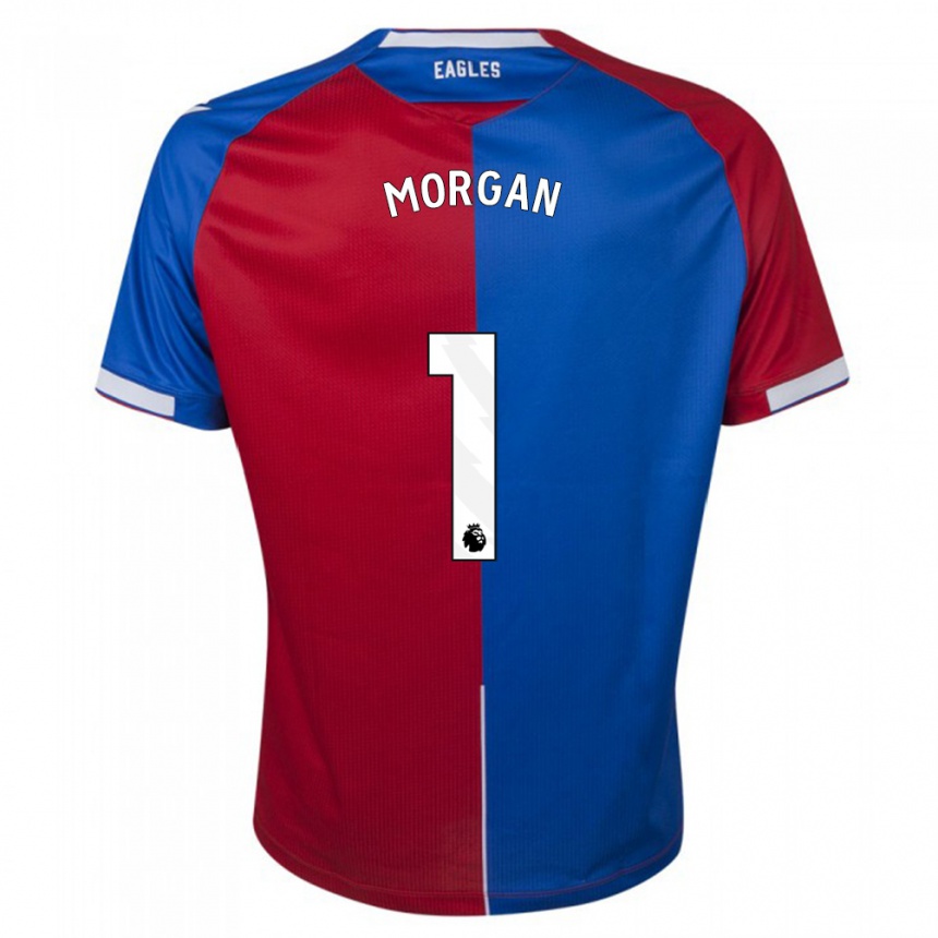 Niño Fútbol Camiseta Chloe Morgan #1 Rojo Azul 1ª Equipación 2023/24