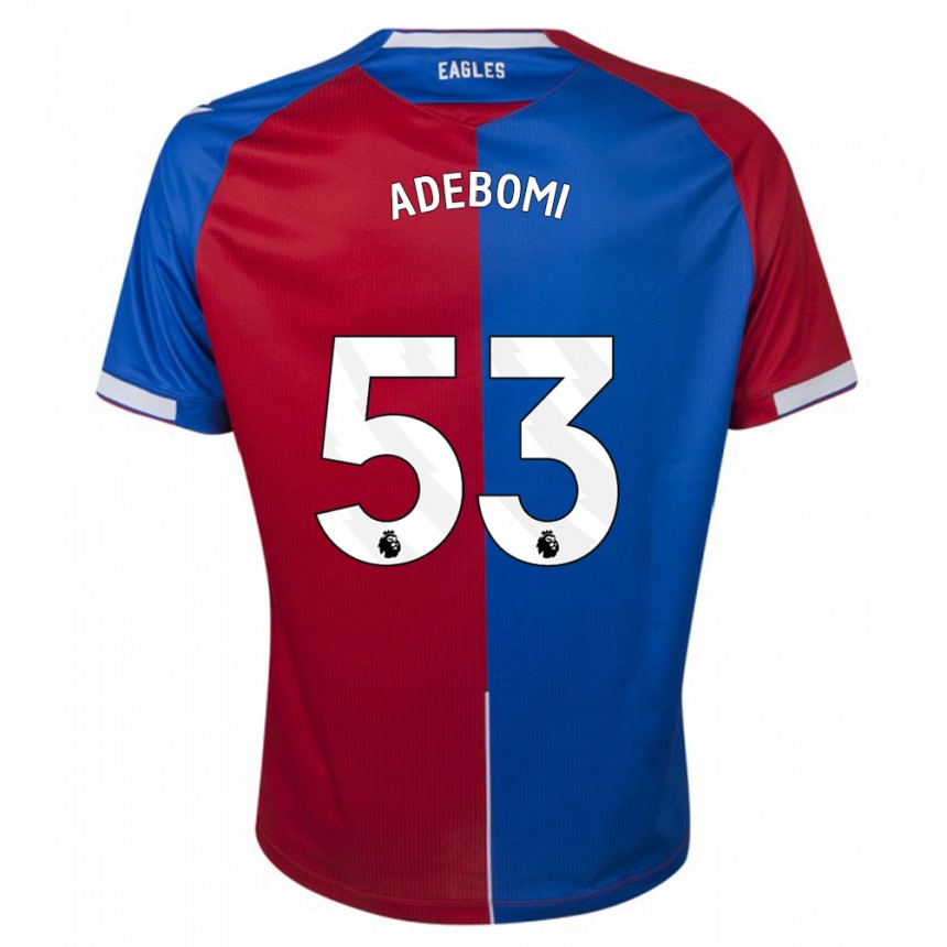 Niño Fútbol Camiseta Ademola Ola Adebomi #53 Rojo Azul 1ª Equipación 2023/24