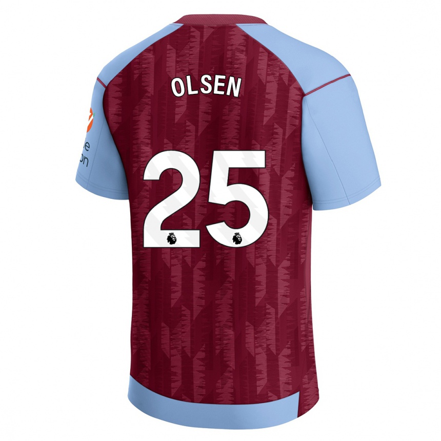 Niño Fútbol Camiseta Robin Olsen #25 Azul Claro 1ª Equipación 2023/24