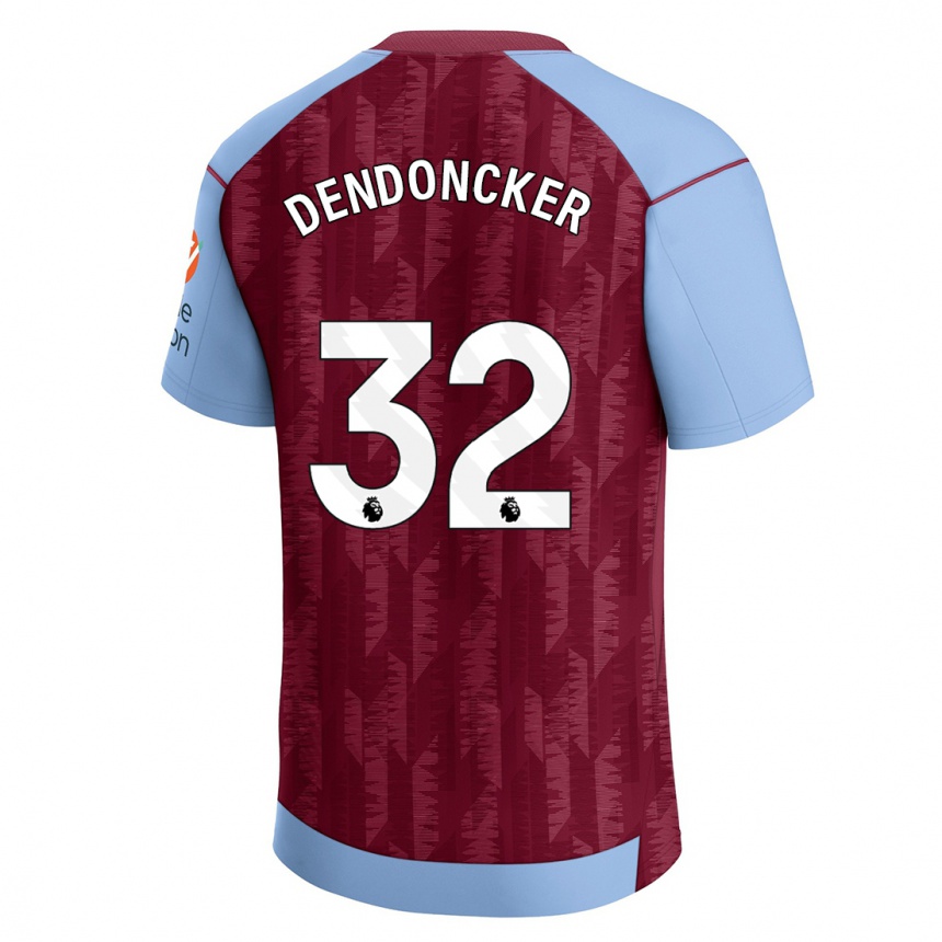 Niño Fútbol Camiseta Leander Dendoncker #32 Azul Claro 1ª Equipación 2023/24