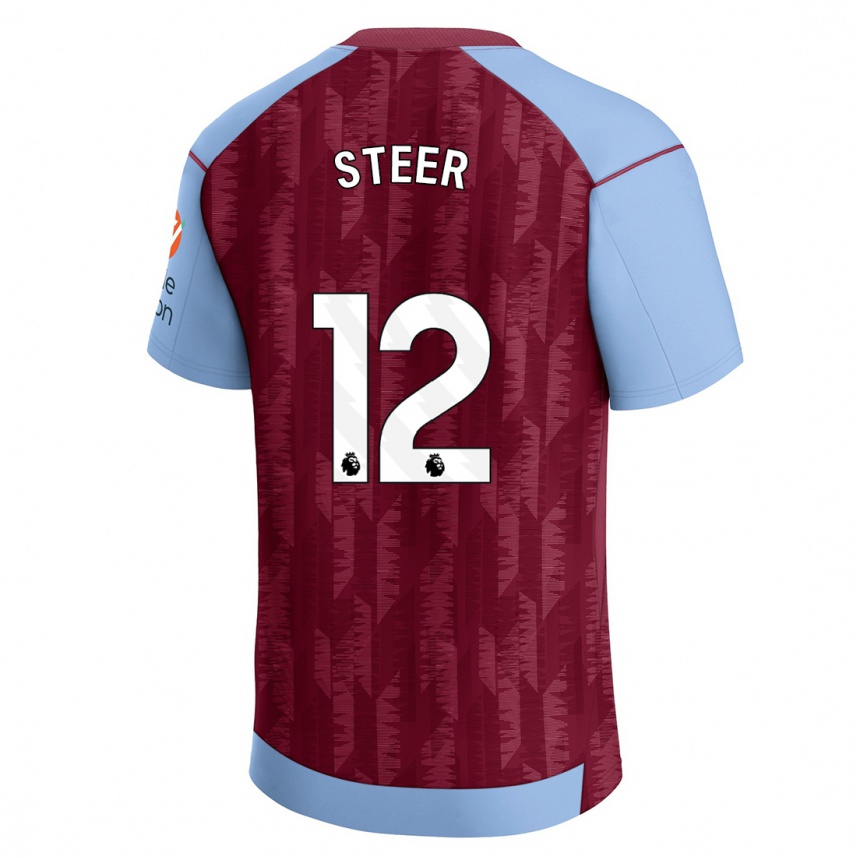 Niño Fútbol Camiseta Jed Steer #12 Azul Claro 1ª Equipación 2023/24