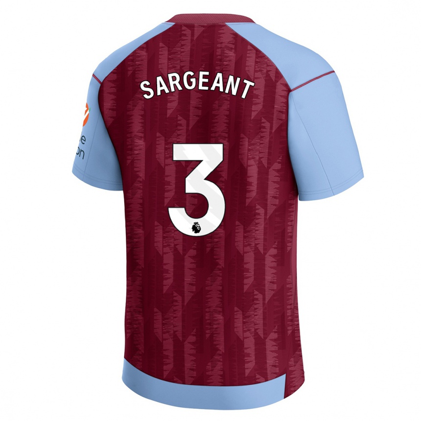 Niño Fútbol Camiseta Meaghan Sargeant #3 Azul Claro 1ª Equipación 2023/24