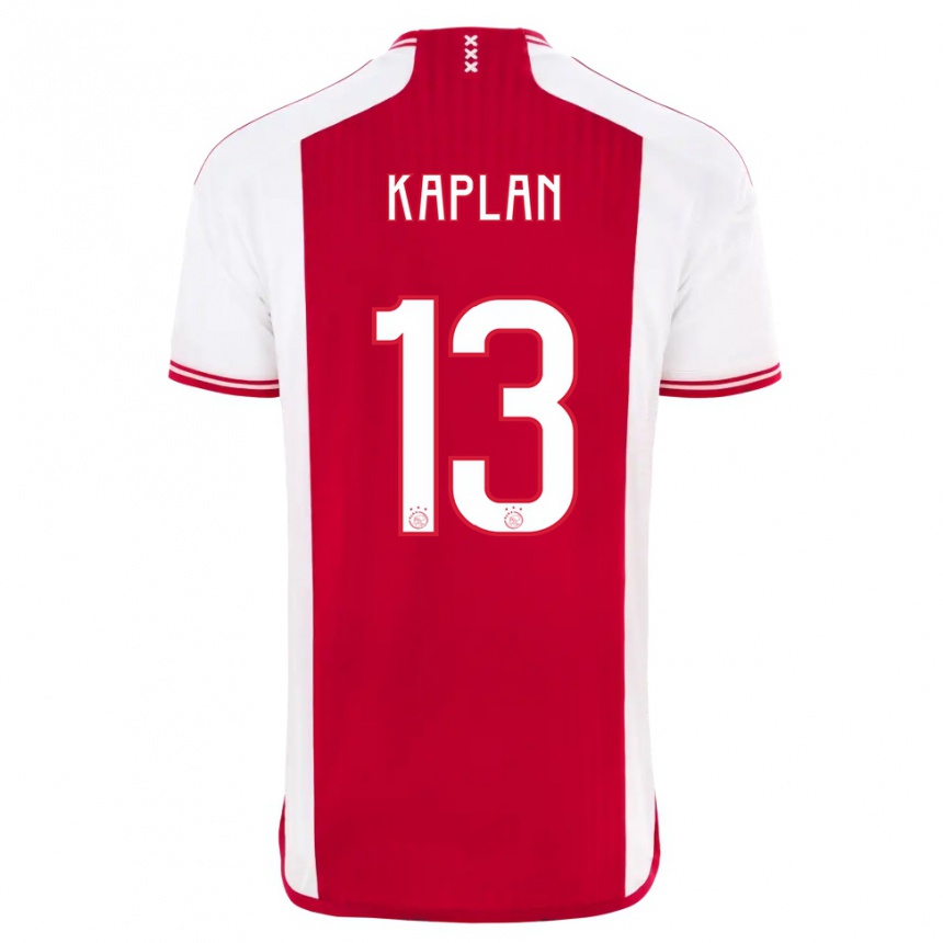 Niño Fútbol Camiseta Ahmetcan Kaplan #13 Rojo Blanco 1ª Equipación 2023/24