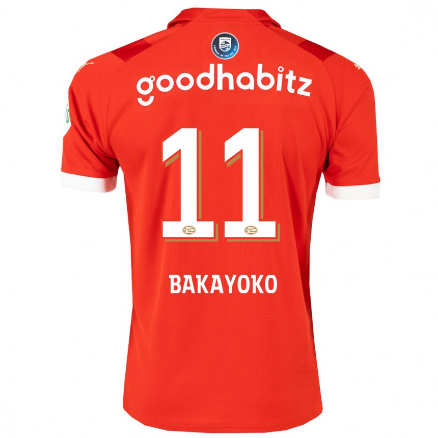 Niño Fútbol Camiseta Johan Bakayoko #11 Rojo 1ª Equipación 2023/24