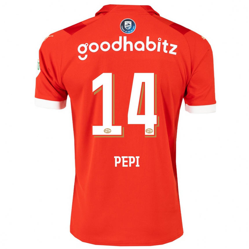 Niño Fútbol Camiseta Ricardo Pepi #14 Rojo 1ª Equipación 2023/24
