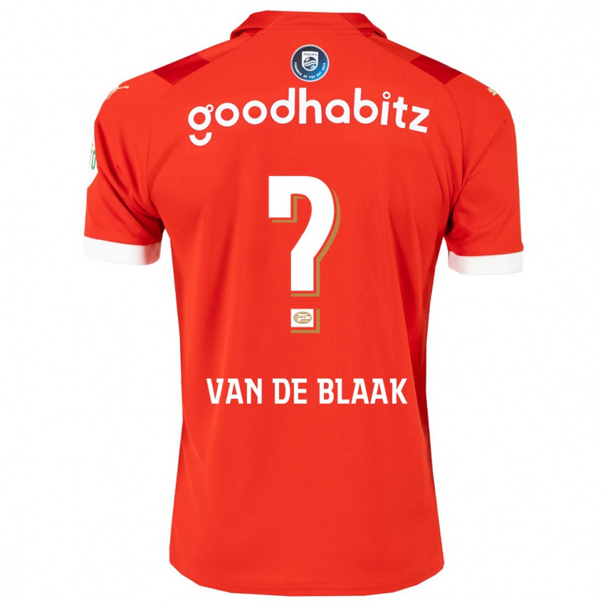 Niño Fútbol Camiseta Emmanuel Van De Blaak #0 Rojo 1ª Equipación 2023/24