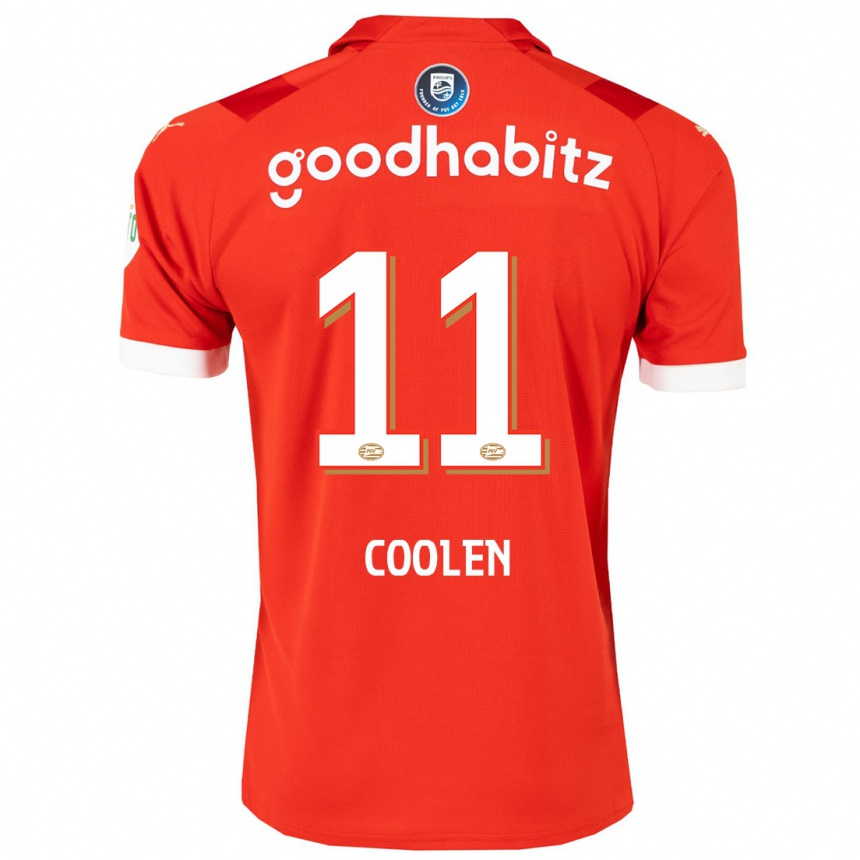 Niño Fútbol Camiseta Nadia Coolen #11 Rojo 1ª Equipación 2023/24