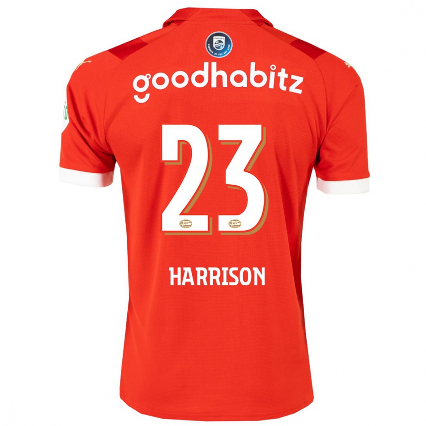 Niño Fútbol Camiseta Amy Harrison #23 Rojo 1ª Equipación 2023/24