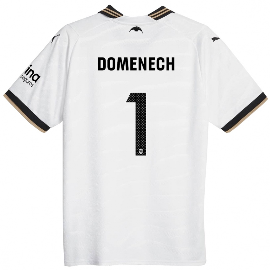 Niño Fútbol Camiseta Jaume Doménech #1 Blanco 1ª Equipación 2023/24