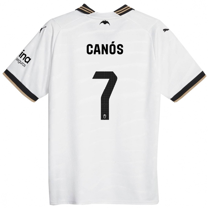 Niño Fútbol Camiseta Sergi Canós #7 Blanco 1ª Equipación 2023/24