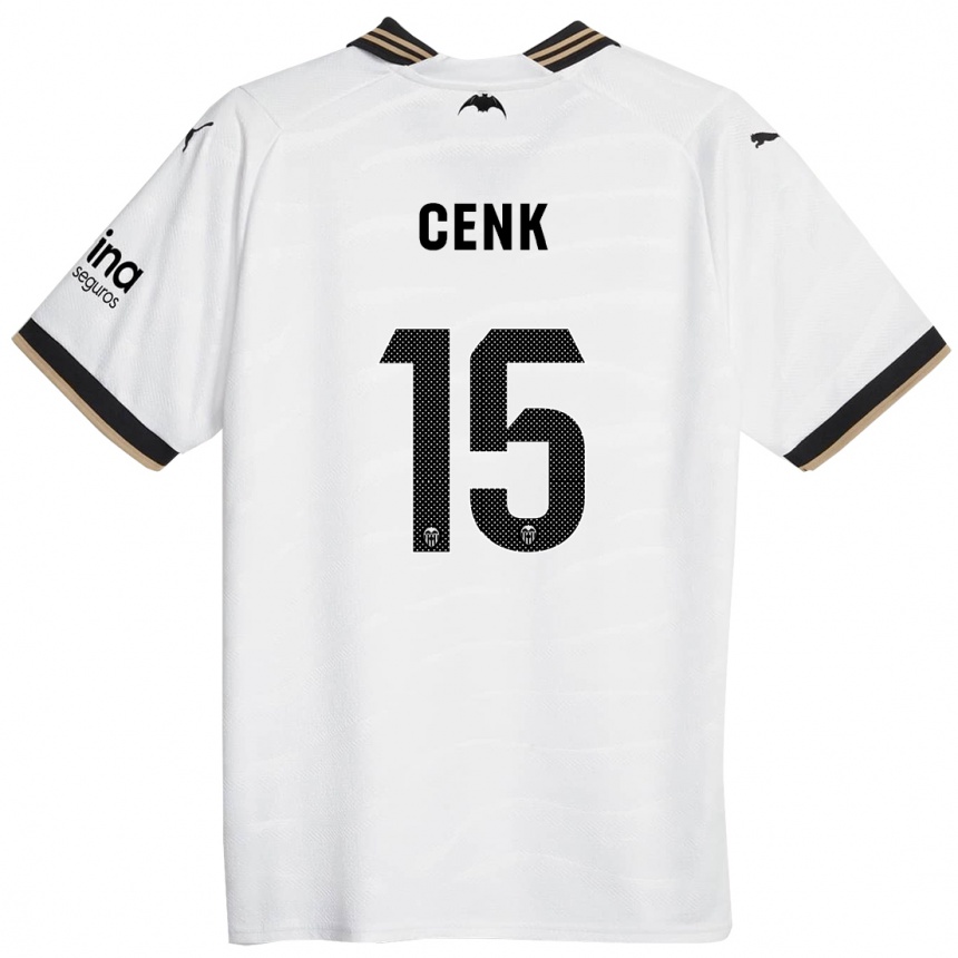 Niño Fútbol Camiseta Cenk Ozkacar #15 Blanco 1ª Equipación 2023/24