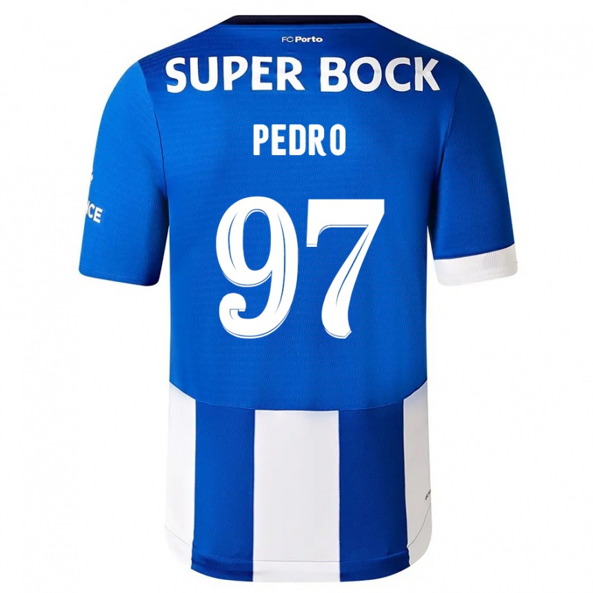 Niño Fútbol Camiseta Zé Pedro #97 Azul Blanco 1ª Equipación 2023/24