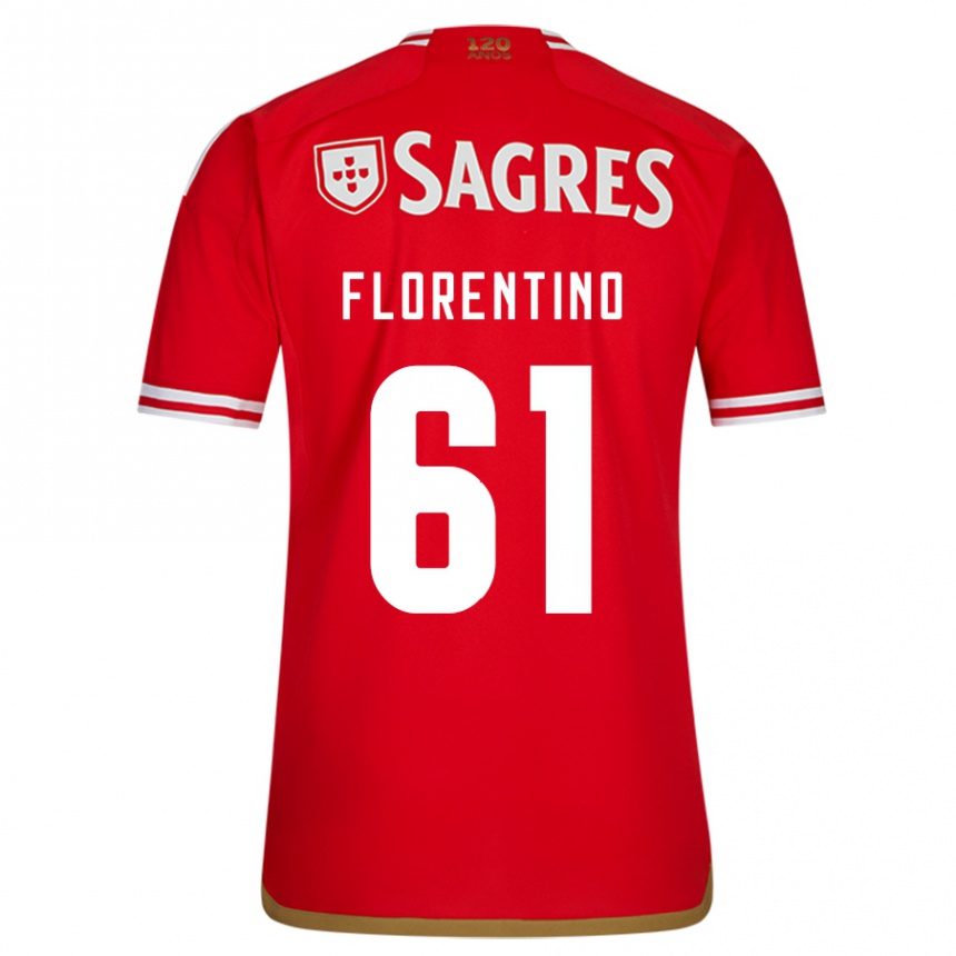 Niño Fútbol Camiseta Florentino #61 Rojo 1ª Equipación 2023/24