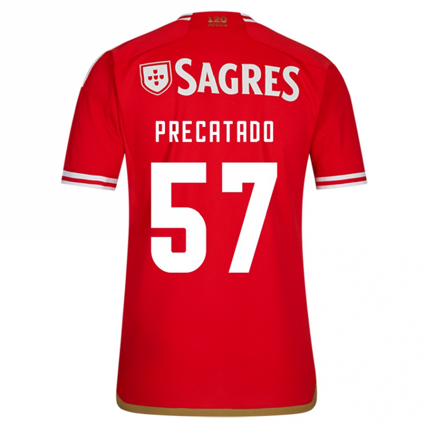 Niño Fútbol Camiseta Precatado #57 Rojo 1ª Equipación 2023/24