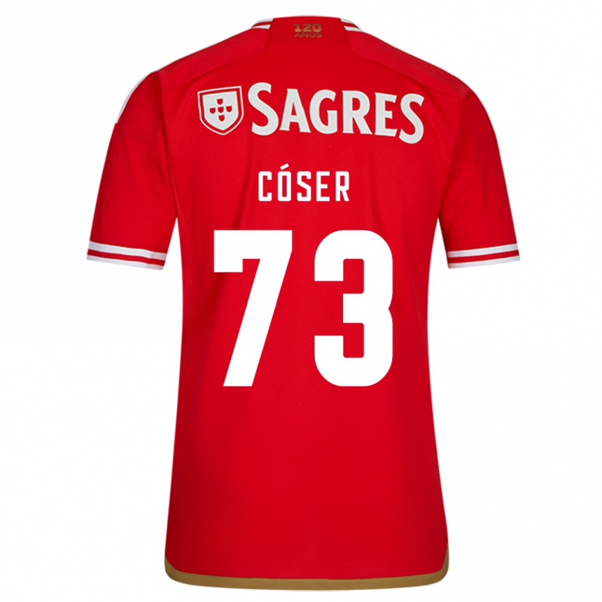 Niño Fútbol Camiseta Tiago Cóser #73 Rojo 1ª Equipación 2023/24