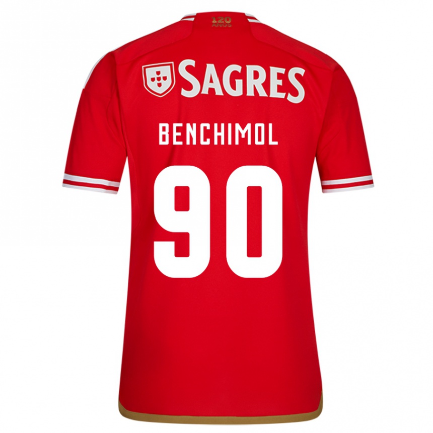 Niño Fútbol Camiseta Benchimol #90 Rojo 1ª Equipación 2023/24