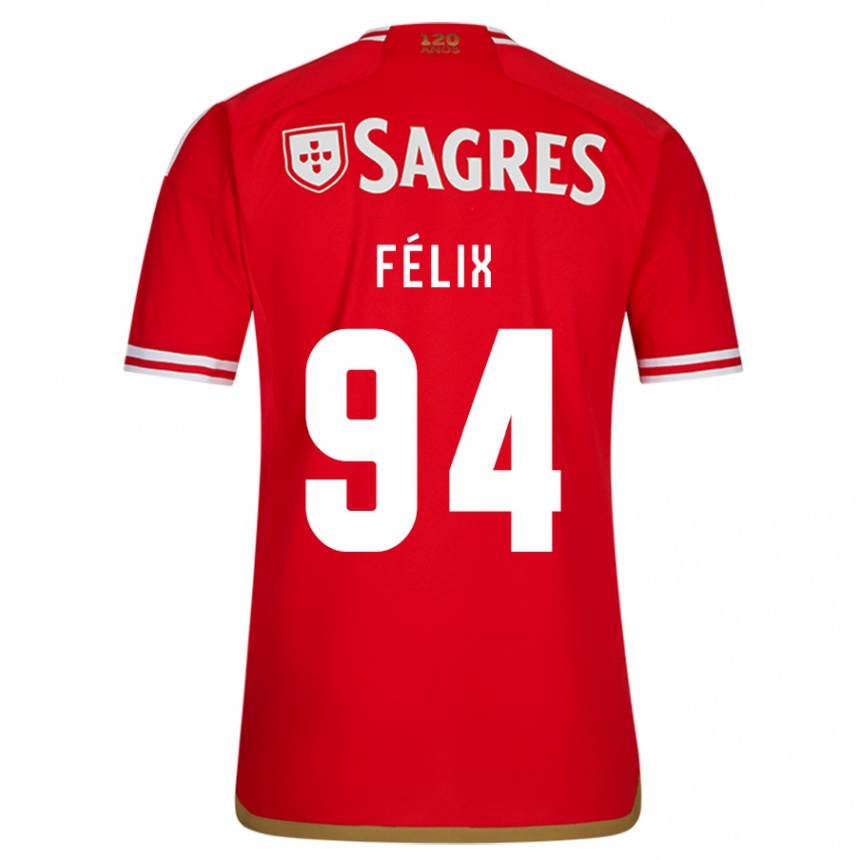 Niño Fútbol Camiseta Hugo Félix #94 Rojo 1ª Equipación 2023/24