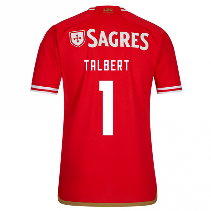 Niño Fútbol Camiseta Katelin Talbert #1 Rojo 1ª Equipación 2023/24