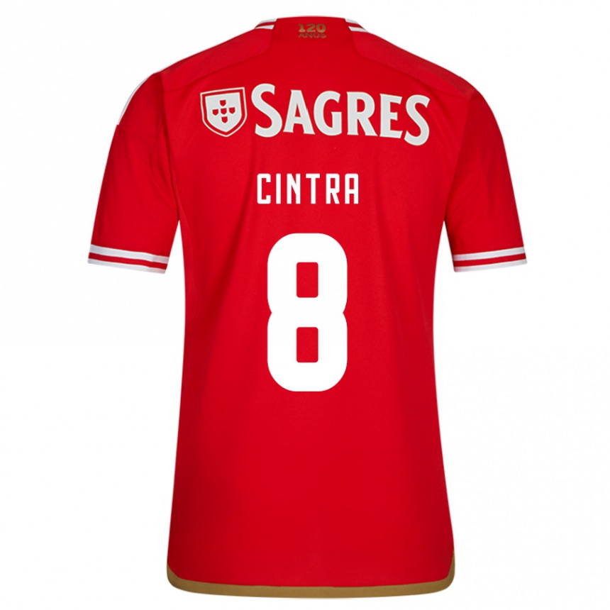 Niño Fútbol Camiseta Marta Cintra #8 Rojo 1ª Equipación 2023/24