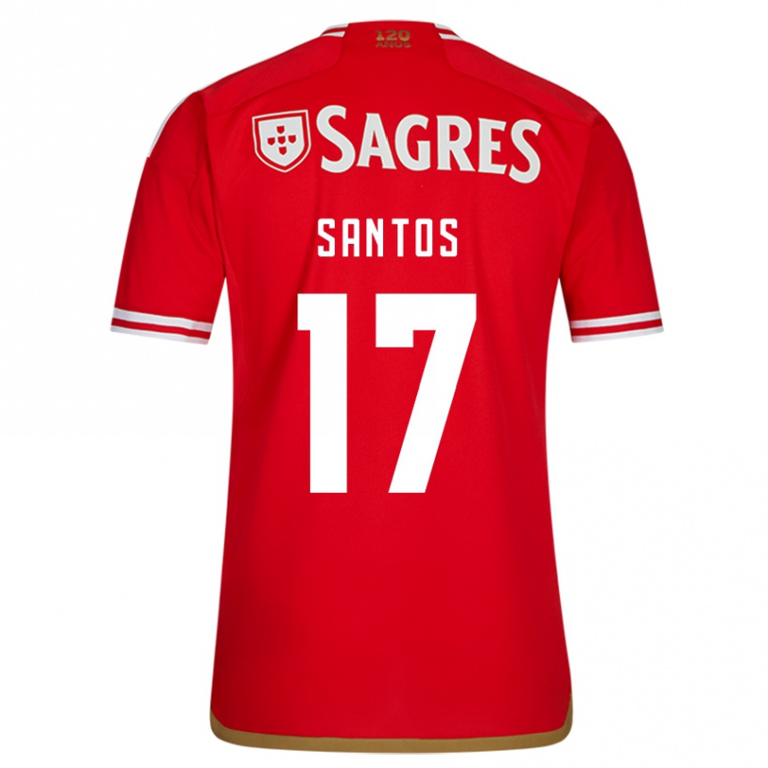 Niño Fútbol Camiseta Daniela Santos #17 Rojo 1ª Equipación 2023/24