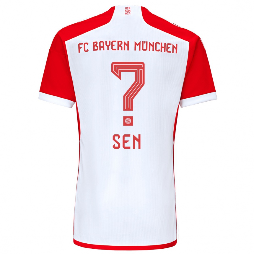 Niño Fútbol Camiseta Salih Sen #0 Rojo Blanco 1ª Equipación 2023/24