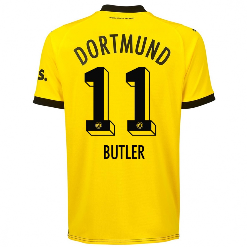 Niño Fútbol Camiseta Justin Butler #11 Amarillo 1ª Equipación 2023/24