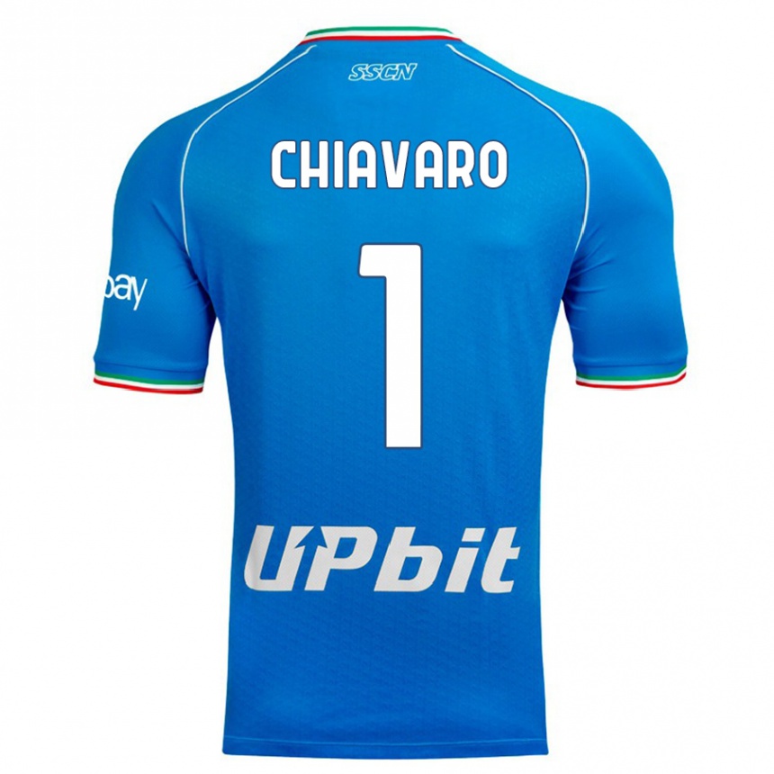 Niño Fútbol Camiseta Kelly Chiavaro #1 Cielo Azul 1ª Equipación 2023/24