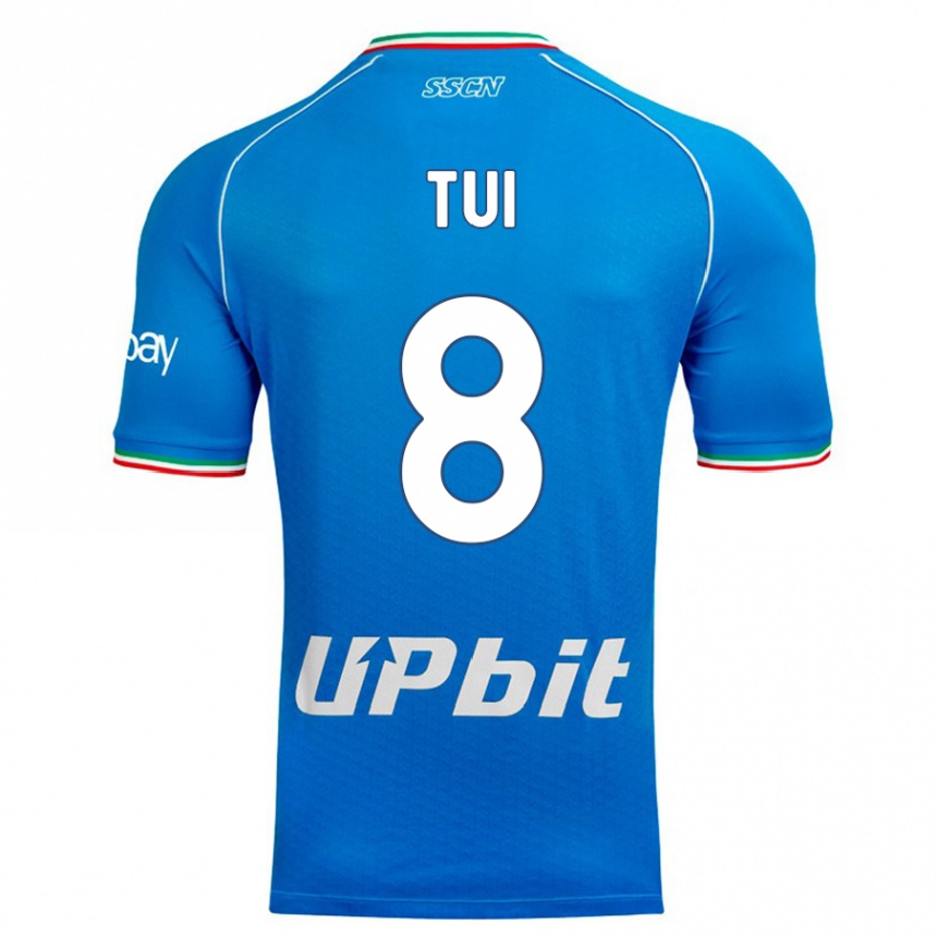 Niño Fútbol Camiseta Sara Tui #8 Cielo Azul 1ª Equipación 2023/24