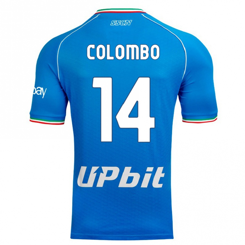 Niño Fútbol Camiseta Sofia Colombo #14 Cielo Azul 1ª Equipación 2023/24