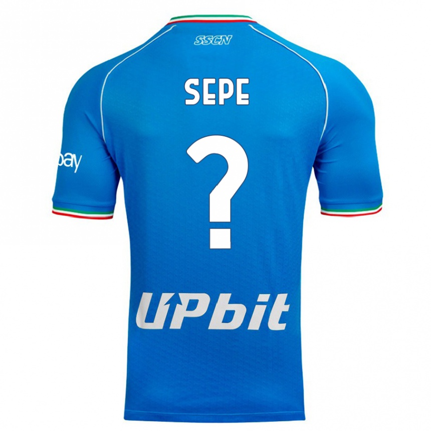 Niño Fútbol Camiseta Mauro Sepe #0 Cielo Azul 1ª Equipación 2023/24