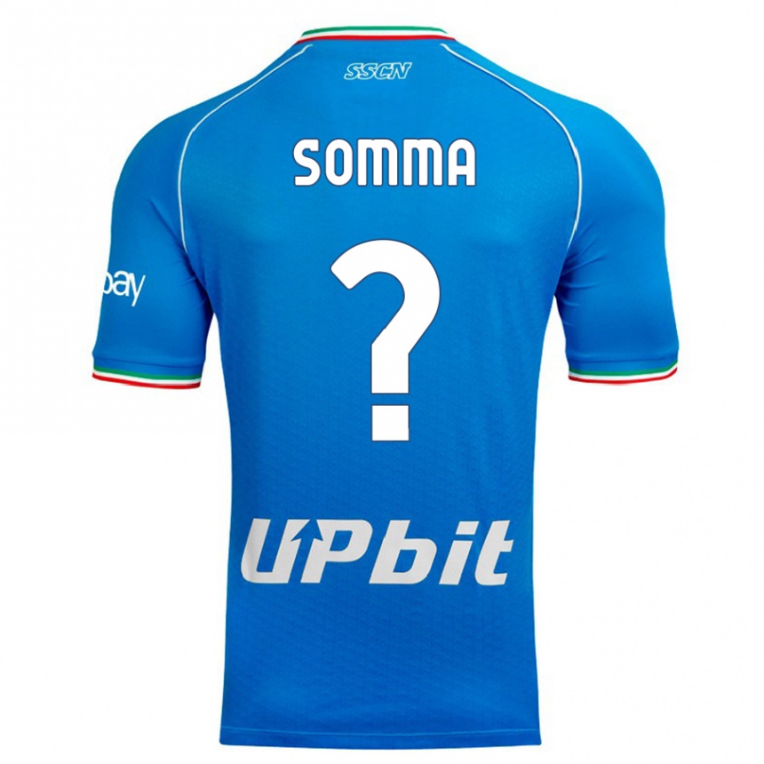 Niño Fútbol Camiseta Francesco Somma #0 Cielo Azul 1ª Equipación 2023/24