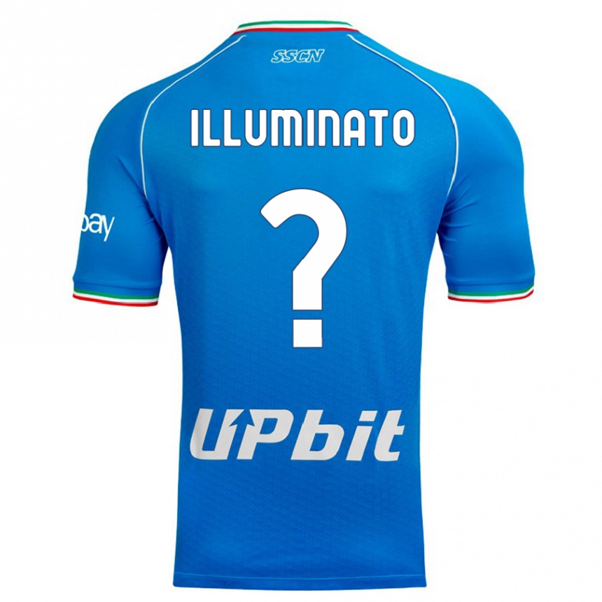 Niño Fútbol Camiseta Antonio Illuminato #0 Cielo Azul 1ª Equipación 2023/24